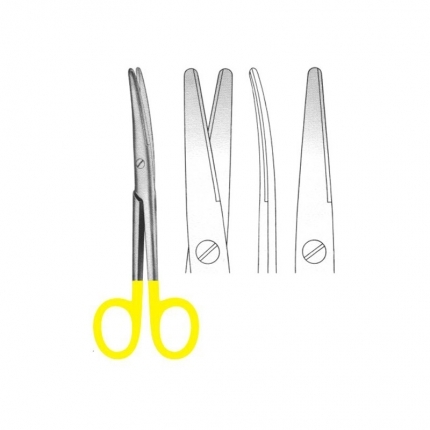 Scissors with Tungsten Carbide Inserts